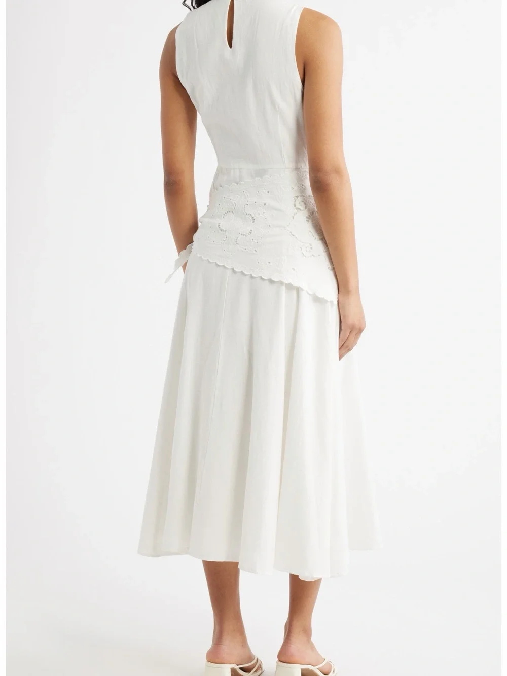 Embroidered Handkerchief Midi Dress
MANGO US 8 White - Picture 3 of 10